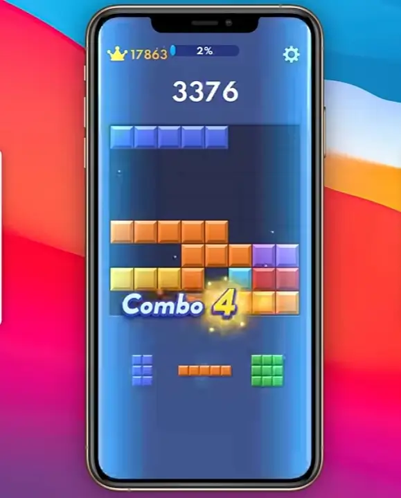 block blast mod apk combo gameplay
